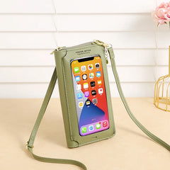 Women's Touch Screen Mobile Phone Bag Anti-theft Crossbody Purse