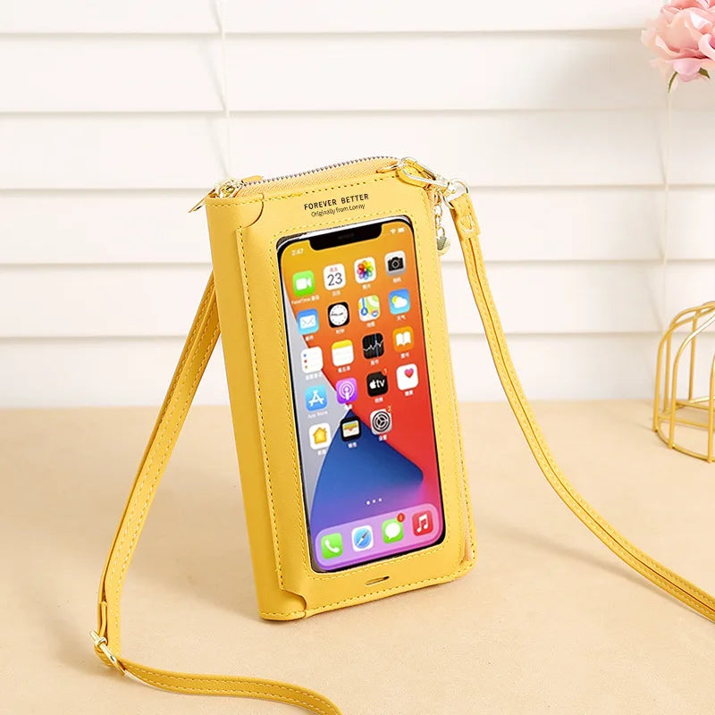 Women's Touch Screen Crossbody Purse