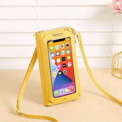 Women's Touch Screen Mobile Phone Bag Anti-theft Crossbody Purse