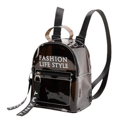 Girls Transparent Water Repellent Jelly Small Bag