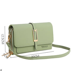 Leather Messenger Handbag Women Shoulder Bag Large Capacity Crossbody Purse