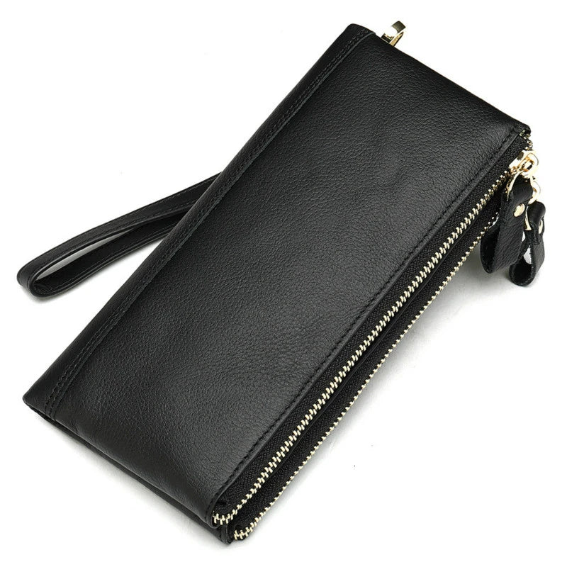 Leather Women Wallet Long Women Clutch Bag Female Handbag Carteira Feminina