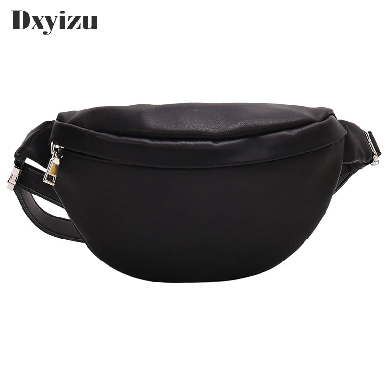 Lady Belt Leather Waist Pack Phone Pouch