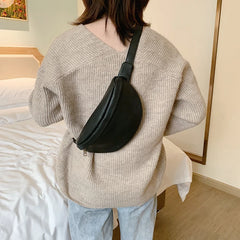 Lady Belt Leather Waist Pack Phone Pouch