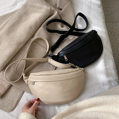 Lady Belt Leather Waist Pack Phone Pouch