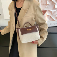 Women Crossbody Leather Shoulder Bag Top Handle Purse