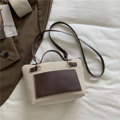 Women Crossbody Leather Shoulder Bag Top Handle Purse