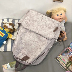 Large Capacity Retro Women Backpack College Schoolbag Laptop Backpack