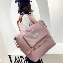 Large Capacity Folding Travel Bags Waterproof Tote Handbag