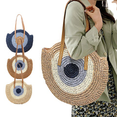Large Capacity Straw Woven Bag Summer Beach Travel Women Bags