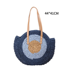Large Capacity Straw Woven Bag Summer Beach Travel Women Bags