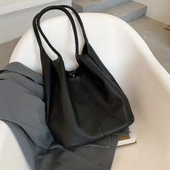Large Capacity Shoulder Bags PU Leather Women Female Handbags Travel Trending