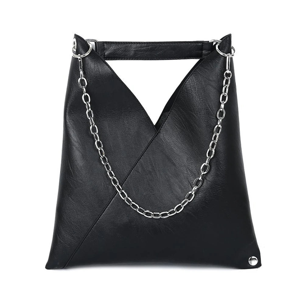 Large Leather Shoulder Bag for Women - High Capacity Crossbody Messenger Handbag