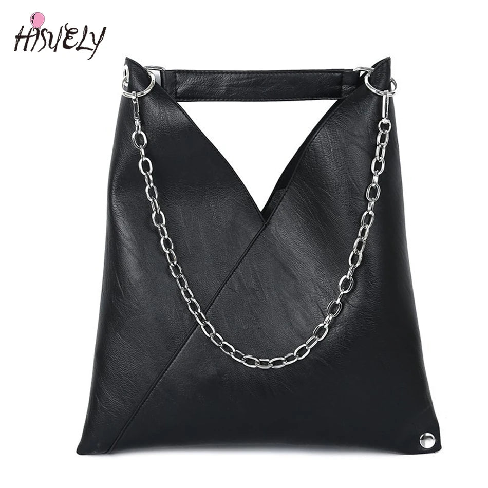 Large Leather Shoulder Bag for Women - High Capacity Crossbody Messenger Handbag