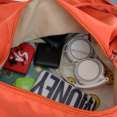 Waterproof Nylon Sport Bag for Women Yoga Travel Tote Handbag