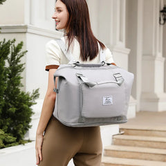 Large Capacity Foldable Women Travel Backpack Gym Yoga Waterproof Bag