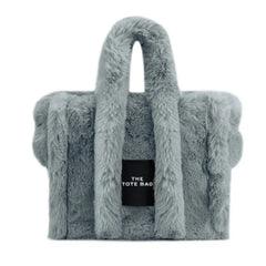 Large Capacity Women Plush Handbags Autumn And Winter Female Shoulder Bags