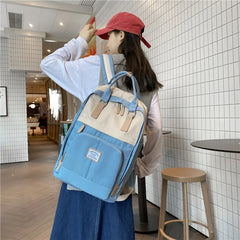 Large Capacity Female College Student Schoolbag Teenage Girl Travel Backpack