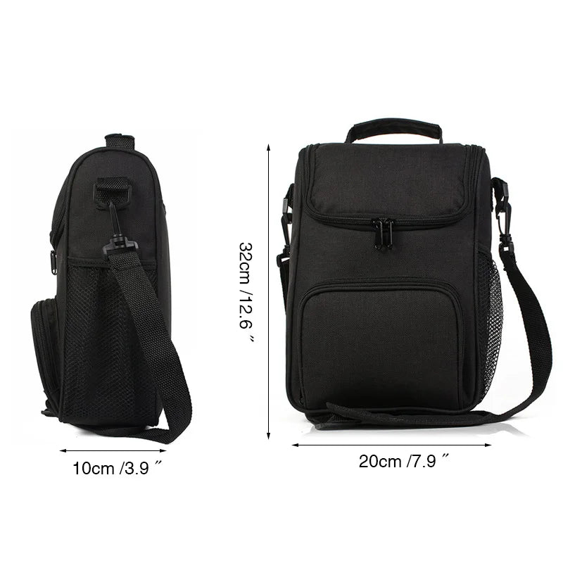 Large Cooler Lunch Bag Thermal Tote Box Women Men Picnic Organizer