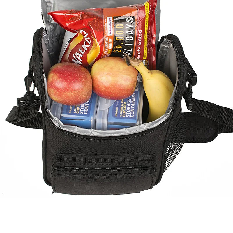 Large Cooler Lunch Bag Thermal Tote Box Women Men Picnic Organizer