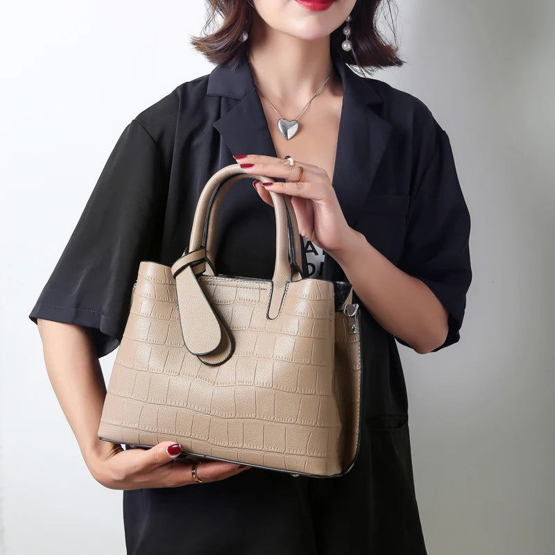 Crocodile Pattern Crossbody Bags for Women, Shoulder Handbags, Totes