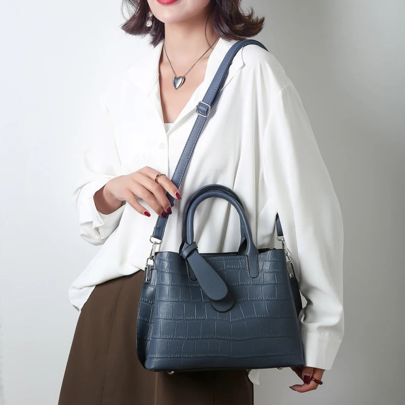 Crocodile Pattern Crossbody Bags for Women, Shoulder Handbags, Totes