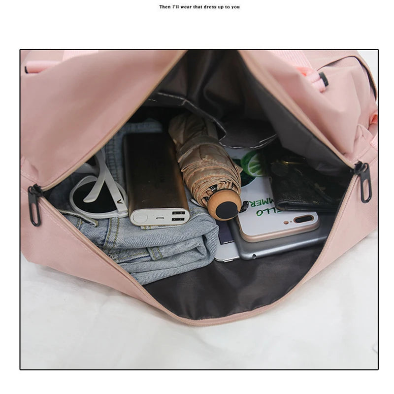 Large Tote Bags Women Luggage Travel Bags Weekend Bag WaterProof Travel Duffle