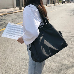 Waterproof Canvas Bag Large Capacity Shoulder Totes Bag