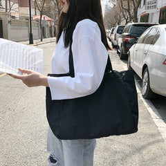 Waterproof Canvas Bag Large Capacity Shoulder Totes Bag
