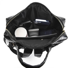 Large Women's Capacity PU Leather Backpack Bag for Teenager Girl