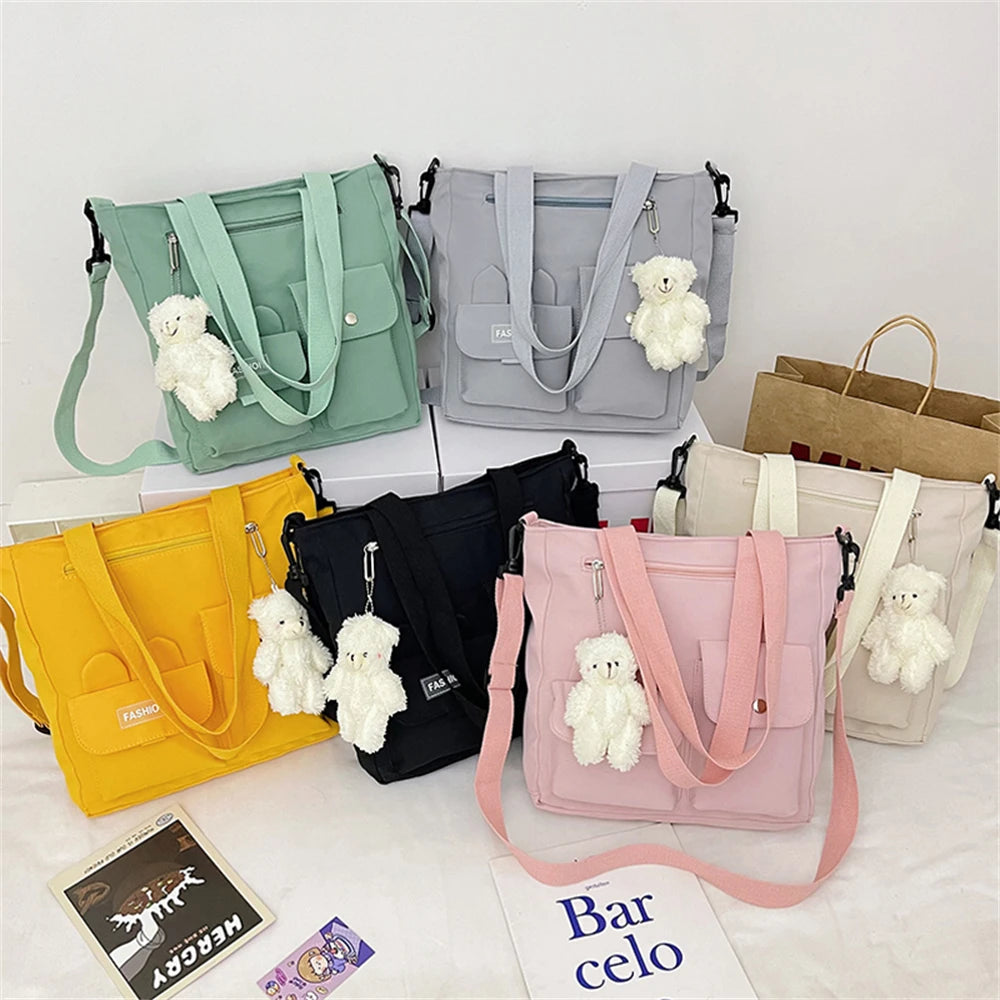 High-quality Nylon Women Messenger Bag Large Capacity Casual Student School Bag