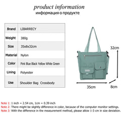 High-quality Nylon Women Messenger Bag Large Capacity Casual Student School Bag