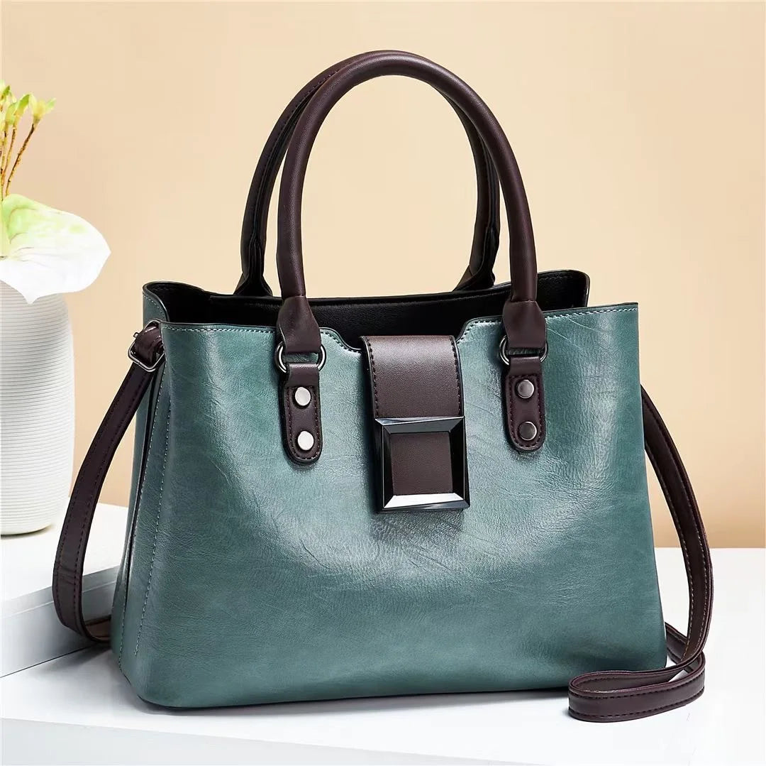 Retro Texture Handbag Women's Spring One-shoulder Messenger Bag