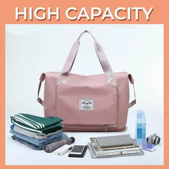 Large-capacity Travel Bag Female Short-distance Portable Folding Bag