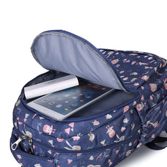 Large Schoolbag Student School Backpack Printed Waterproof Bagpack