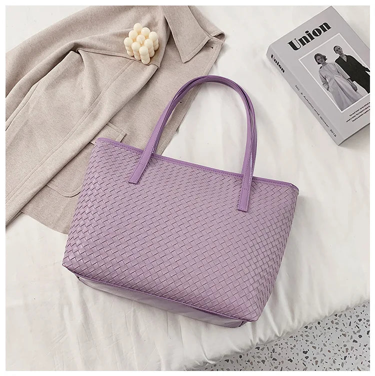 Lattice Handbag Top-handle Bag Female Shoulder Bag B031