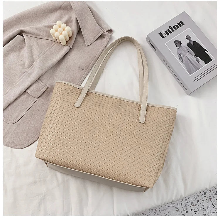 Lattice Handbag Top-handle Bag Female Shoulder Bag B031
