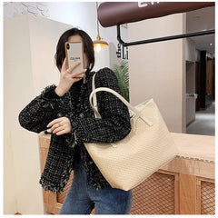 Lattice Handbag Top-handle Bag Female Shoulder Bag B031