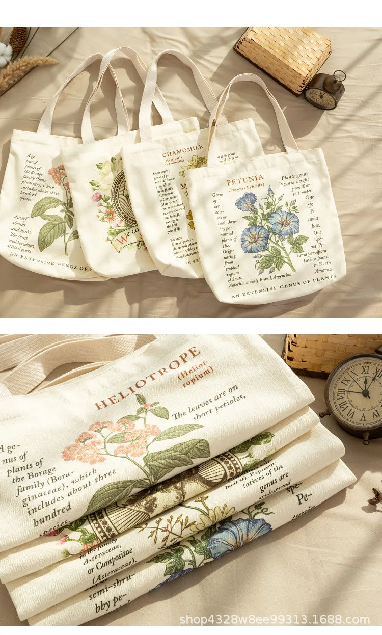 Lazy Art Canvas Bag Women's Single-shoulder Retro Large Capacity Casual Bag