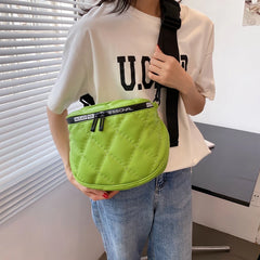 Women's Leather Crossbody Bag - Fashionable and Lightweight