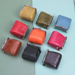 Red Envelope Japanese Leather Bag with Metal Chain