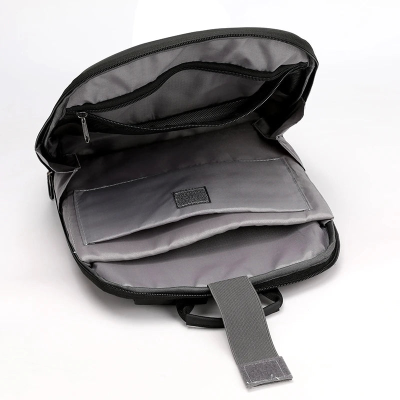 Leisure Waterproof Nylon Laptop Backpack Men's Youth Travel Knapsack