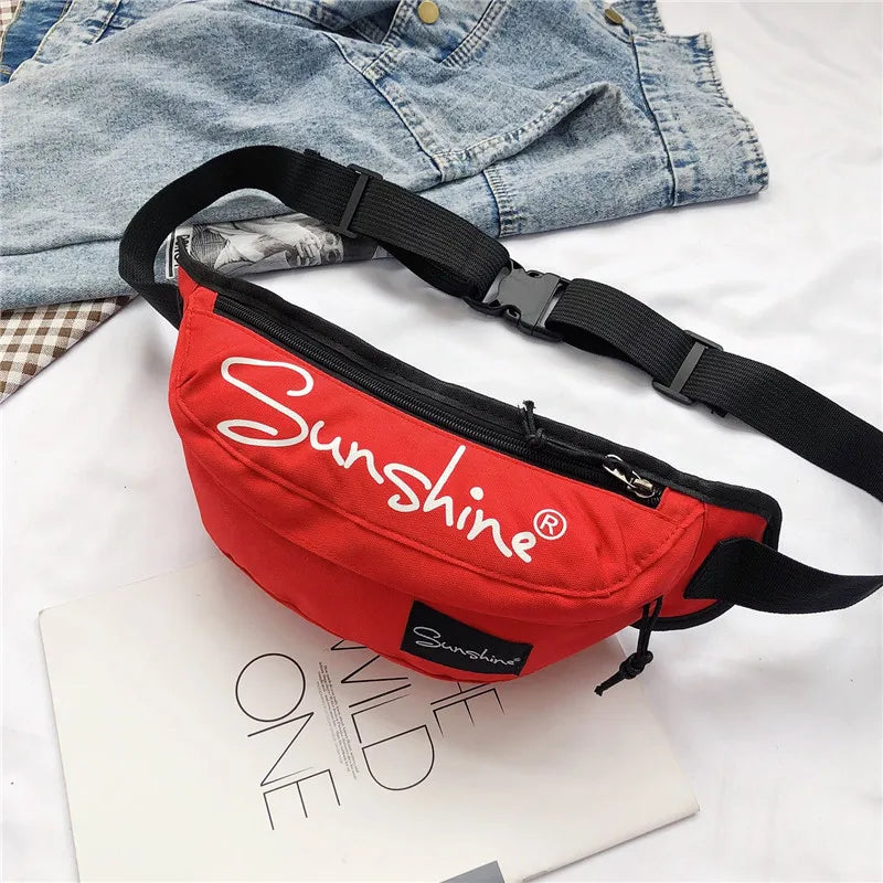 Waist Bag Belly Hip Outdoor Sports Fitness Banana Belt Men Women