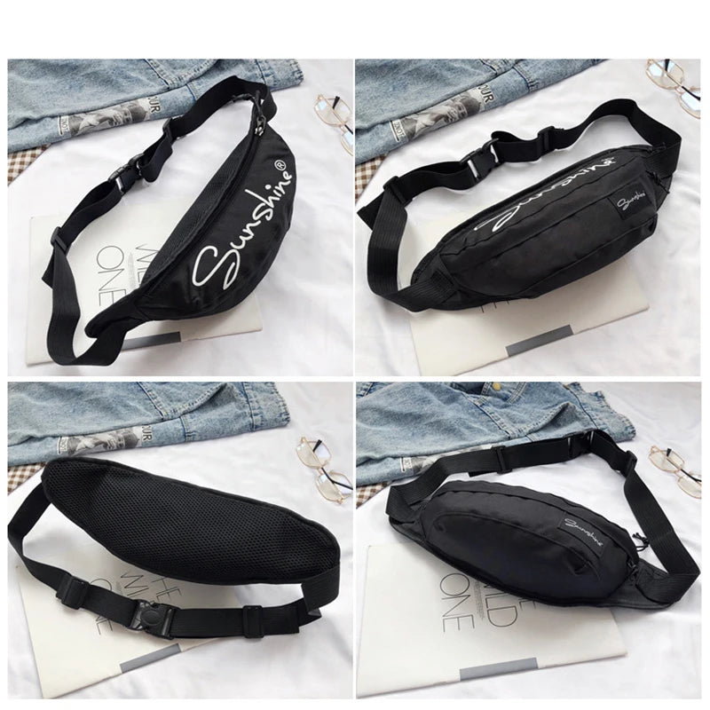 Waist Bag Belly Hip Outdoor Sports Fitness Banana Belt Men Women