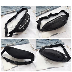 Waist Bag Belly Hip Outdoor Sports Fitness Banana Belt Men Women