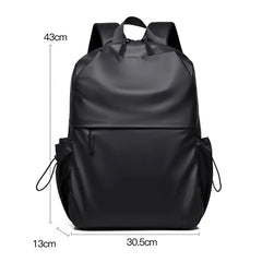 Men Backpack Solid Travel Rucksack Laptop Business School Backpack