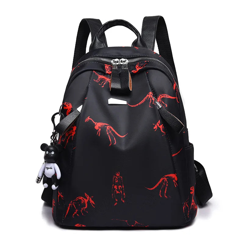 Printing Casual Anti-theft Backpack