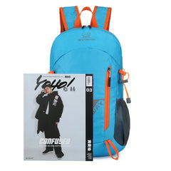 Men's Lightweight Foldable Backpack Waterproof Outdoor Hiking Bag