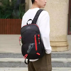 Men's Lightweight Foldable Backpack Waterproof Outdoor Hiking Bag
