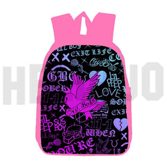 Lil Peep 3D Backpack Women Men Student Anime Travel Large Capacity Mochila